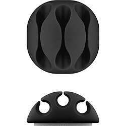 Goobay 3 Slot Cable Management - Noir (x4)