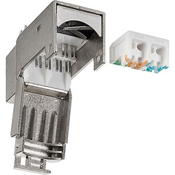 Avis Goobay embase RJ45 Keystone catégorie 6 blindage STP