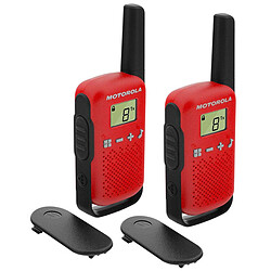 Motorola TALKABOUT T42 Twin Pack Rouge