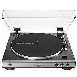 Audio-Technica AT-LP60XUSB Gris Platine vinyle à entraînement par courroie 2 vitesses (33-45 trs/min) avec pré-ampli intégré et port USB