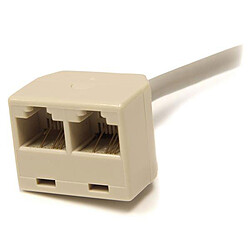 StarTech.com Câble répartiteur / adaptateur Ethernet 1x RJ45 (mâle) 2x RJ45 (femelle)