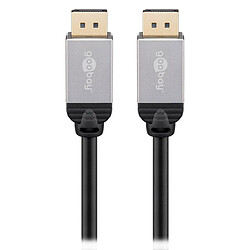 Goobay Plus Câble DisplayPort 1.2 4K (2 m) Cordon DisplayPort 1.2 4K mâle/mâle (2 mètres)