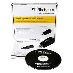 StarTech.com Adaptateur réseau USB 3.0 vers RJ45 Gigabit Ethernet pas cher