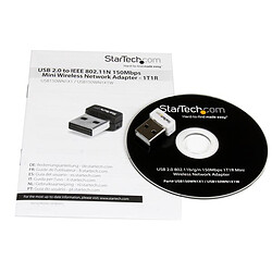 Avis StarTech.com Mini Clé USB 2.0 sans fil N 150 Mbps WiFi 802.11n/g
