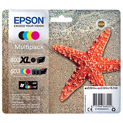 Epson Etoile de mer 603XL Noir / 603 CMJ