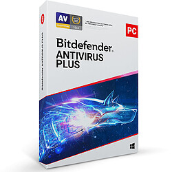 Bitdefender Antivirus Plus - Licence 1 poste 1 an Antivirus - Licence 1 an 1 poste (français, Windows)