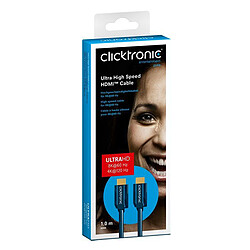 Clicktronic câble Ultra High Speed HDMI (1 mètre)