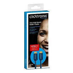 Clicktronic câble Ultra High Speed HDMI (1.5 mètre)