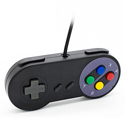 Manette USB pour rétrogaming Noire (Nintendo Super NES)