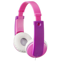 JVC HA-KD7 Rose Casque supra-auriculaire pour enfant avec limiteur de volume