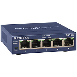 Netgear Switch 5 ports - GS105GE- Bleu