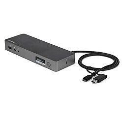 StarTech.com Station d'accueil USB Type-C/A 2 écrans - PD 60 W - 2x DP, 2x HDMI - 4x USB 3.0