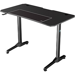 REKT R-Desk 110 Bureau pour gamer - longueur 112 cm - profondeur 60 cm - hauteur 77 cm - structure en métal - système de passage des câbles - repose casque et port gobelet