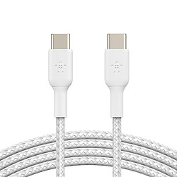 Belkin Câble USB-C vers USB-C renforcé (blanc) - 1 m