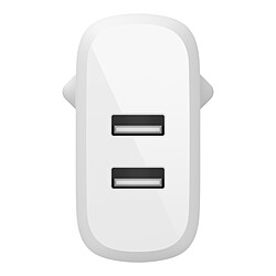 Belkin Boost Charge Chargeur secteur 2 ports USB-A 24 W (Blanc)