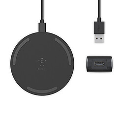 Belkin Chargeur à induction Boost Charge 10 W sans adaptateur secteur (Noir) pas cher