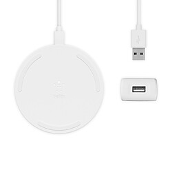 Belkin Chargeur à induction Boost Charge 10 W sans adaptateur secteur (Blanc) pas cher