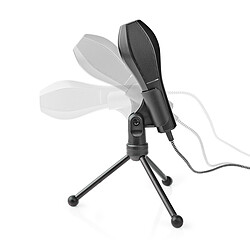 Avis Nedis Microphone filaire double condensateur Tripod USB