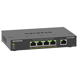 Netgear GS305EP Switch Smart Manageable 5 ports Gigabit 10/100/1000 Mbps dont 4 poE+