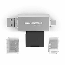 Akashi Lecteur Carte SD et Micro SD