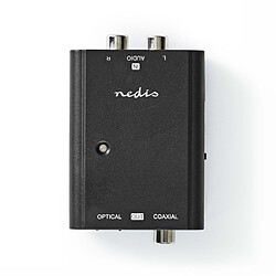 Nedis Convertisseur audio digital 2x RCA vers S/PDIF / TosLink + RCA Convertisseur audio digital 2x RCA vers S/PDIF / TosLink + RCA