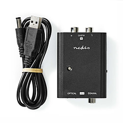 Acheter Nedis Convertisseur audio digital 2x RCA vers S/PDIF / TosLink + RCA