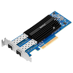 Synology E10G21-F2 Carte d'extension PCIe 3.0 x8 à 2 logements SFP+ 10 Gbps pour serveurs NAS Synology