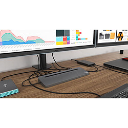 i-tec USB-C Metal Ergonomic 4K 3x Display Docking Station + Power Delivery 85 W pas cher