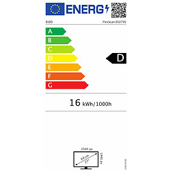 EIZO 27" LED - FlexScan EV2795 Noir