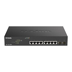 D-Link DGS-1100-10MPV2/E Switch Smart Manageable 8 ports PoE+ 10/100/1000 Mbps + 2 ports SFP