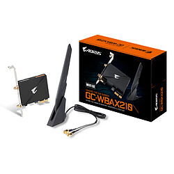 Gigabyte GC-WBAX210 Carte PCI-Express sans fil Wi-Fi 6E 2400 Mbps + Bluetooth 5.2