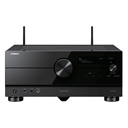 Yamaha RX-A8A Noir Ampli-tuner Home Cinema 11.2 - 150W/canal - Dolby Atmos/DTS:X -  Auro 3D - Tuner FM/DAB - HDMI 2.1 - Dolby Vision/HDR10+ - Wi-Fi/Bluetooth/AirPlay 2 - Multiroom