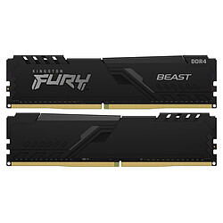 Kingston FURY Beast 32 Go (2 x 16 Go) DDR4 3200 MHz CL16 (KF432C16BBK2/32)