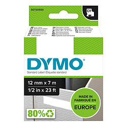 DYMO Ruban D1 Standard - rouge/blanc 12 mm - 7 m