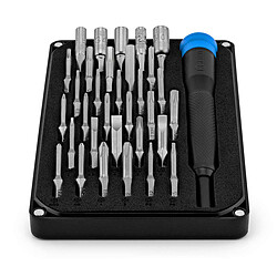 iFixit Moray Precision Bit Set Set avec 1 manche de tournevis et 32 embouts