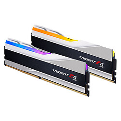 Acheter G.Skill Trident Z5 RGB 48 Go (2 x 24 Go) DDR5 8000 MHz CL40 - Argent