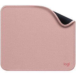 Logitech Mouse Pad Studio Series (Rose) Tapis de souris - souple - base en caoutchouc - résistant aux éclaboussures - bords anti-effilochages - format standard (230 x 200 x 2 mm)