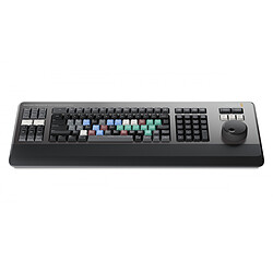 Blackmagic Design Blackmagic DaVinci Resolve Editor Keyboard (Qwerty) Clavier de montage Qwerty avec molette, touches de montage, rognage, timecode - USB-C