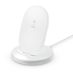 Belkin Chargeur Induction Stand 15 W avec chargeur secteur inclus (Blanc)