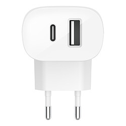 Belkin Chargeur Secteur 37W USB-C + USB-A (25W + 12W)