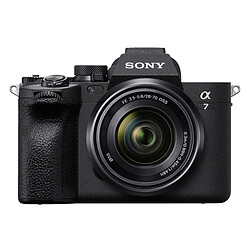 Sony Alpha 7 IV + 28-70 mm Appareil photo hybride plein format 33 mégapixels - Stabilisation 5 axes - AF 94% - Ecran 3" tactile orientable - Viseur OLED - Vidéo 4K 10 bits 4:2:2 - Wi-Fi/Bluetooth/NFC + Objectif standard 28-70mm f/3.5-5.6 OSS