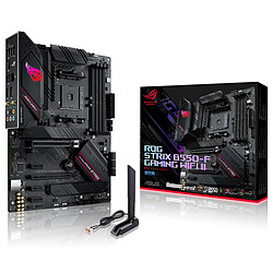 ASUS ROG STRIX B550-F GAMING (WI-FI) II Carte mère ATX Socket AM4 AMD B550 - 4x DDR4 - M.2 PCIe 4.0 - USB 3.1 - 2x PCI-Express 16x - LAN 2.5 GbE + Wi-Fi 6E/Bluetooth 5.2