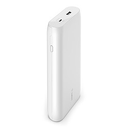 Belkin Boost Charge 20K avec câble USB-C Blanc