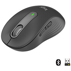 Logitech M650 (Graphite) Souris sans fil - droitier - capteur optique 2000 dpi - 5 boutons