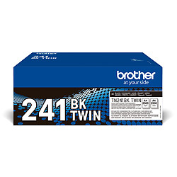 Brother TN-241BK Twin Pack (Noir)