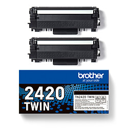 Brother TN-2420 Twin Pack (Noir)