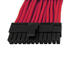 Gelid Câble Tressé ATX 24 broches 30 cm (Rouge)