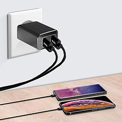 Avis Akashi Chargeur Secteur 2.4A 2xUSB + Câble USB-C