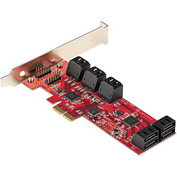 StarTech.com Carte contrôleur PCI-E avec 10 ports SATA III internes