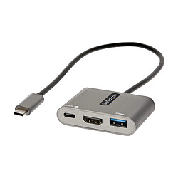 StarTech.com Hub USB-C vers 4K 60Hz HDMI + 2 ports USB (1 x USB Type A + 1 x USB Type C) avec Power Delivery 100 W